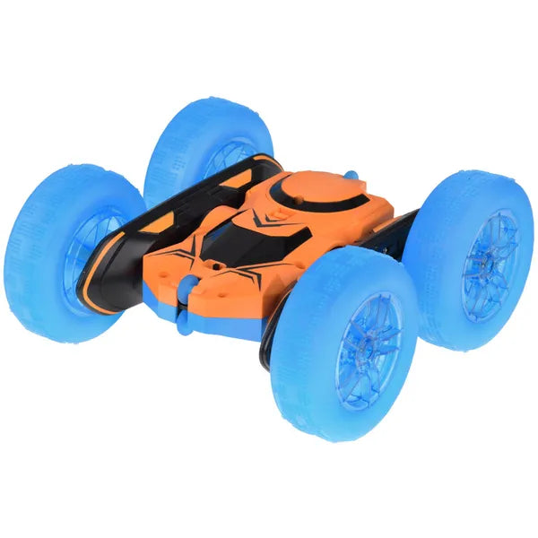 360° távirányítós kaszkadőr autó világító kerekekkel, 2,4 GHz