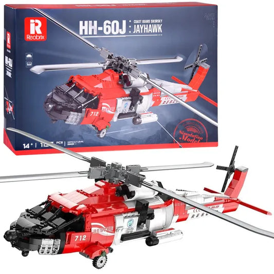 1137 darabos Sikorsky Jayhawk mentőhelikopter technikai építőkészlet
