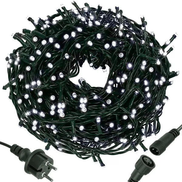 Karácsonyi LED fényfüzér 500 db, 31,5 m, hideg fehér, IP44