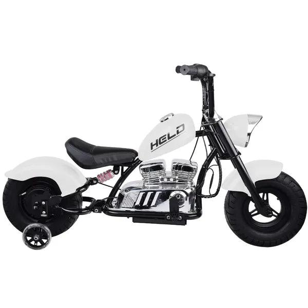 24V gyerek elektromos chopper motorkerékpár, 20 km/h, 80 kg teherbírás