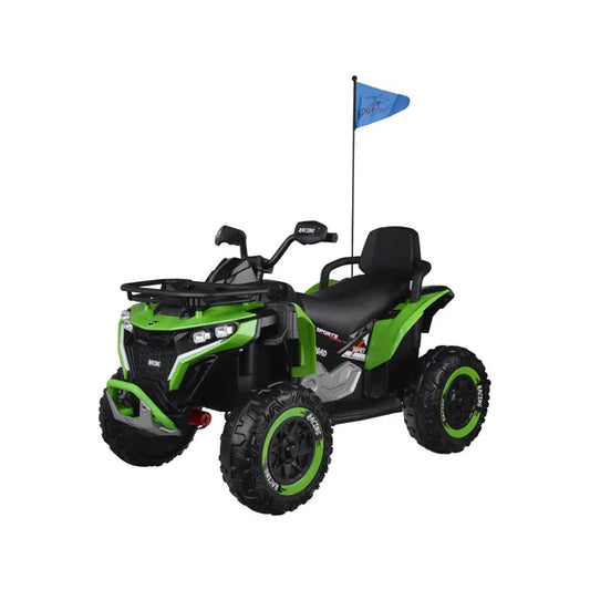 Gyerek 4x4 akkumulátoros quad, 12V, távirányítóval, zöld