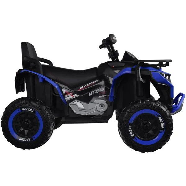Gyermek 4x4 elektromos nagy quad 12 V, kék, EVA kerekek