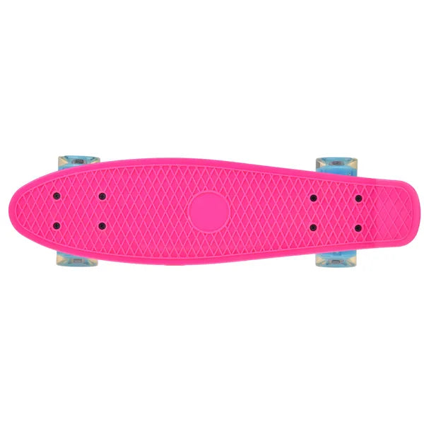 LED kerekes mini gördeszka 55 cm, műanyag, 50 kg