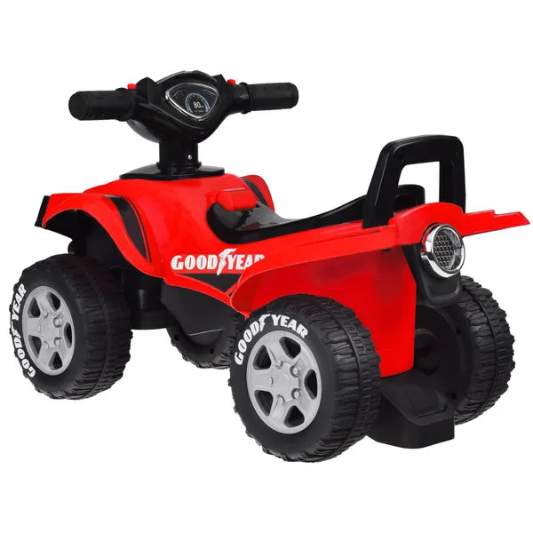 Goodyear licencelt bébitaxi quad, hang-fény effekttel, 18+ hó, 25 kg