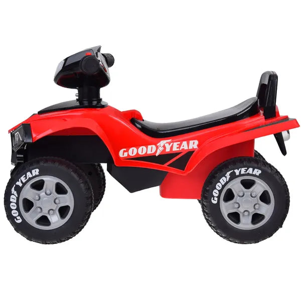 Goodyear licencelt bébitaxi quad, hang-fény effekttel, 18+ hó, 25 kg