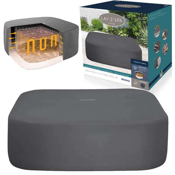 Energiahatékony thermo takaró Lay-Z-Spa 230×230 cm négyzet alakú pezsgőfürdőhöz