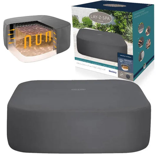 Energiahatékony thermo takaró Lay-Z-Spa 230×230 cm négyzet alakú pezsgőfürdőhöz