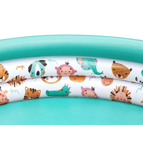 Bestway Safari állatos felfújható gyermekmedence, 122 cm, 140 l