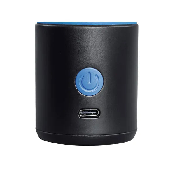 USB-s mini elektromos levegőpumpa 90 l/perc áramlással, 3 adapterrel, 68 g