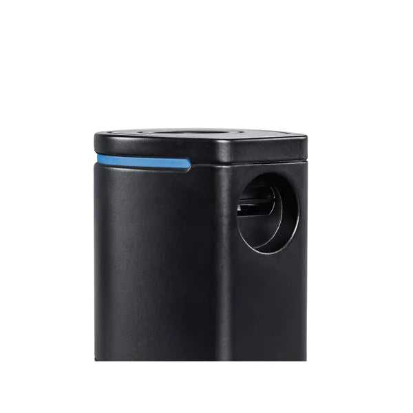 USB-s mini elektromos levegőpumpa 90 l/perc áramlással, 3 adapterrel, 68 g