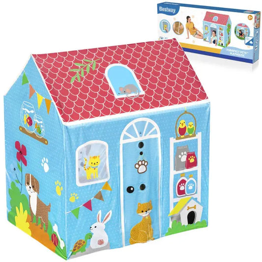 Bestway PVC gyerek játszóház, 102×76×114 cm, beltéri-kültéri