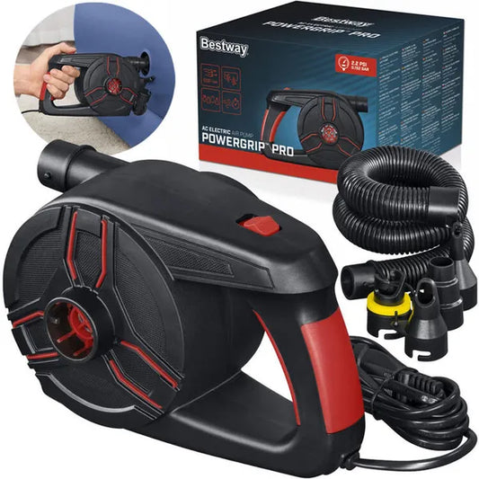 Elektromos hálózati légpumpa 220 V, 1200 l/perc, 4 adapterrel