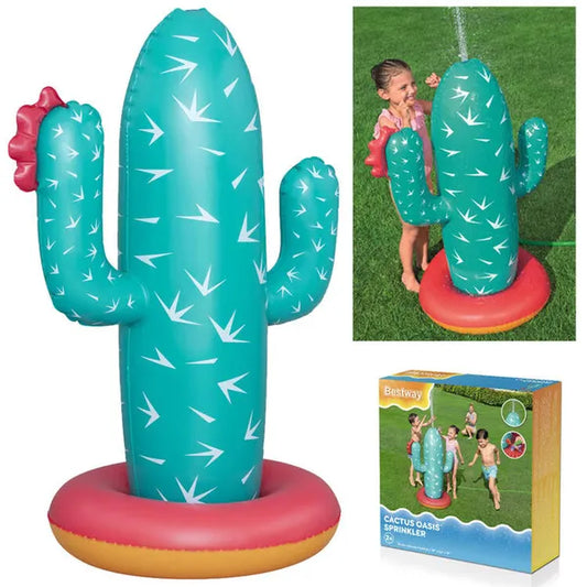 Bestway felfújható kaktusz vízpermetező, 104 cm, kerti hűsítő játék