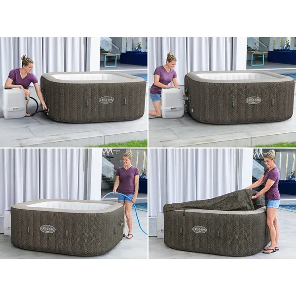 BESTWAY Lay-Z-Spa Cabo Jakuzzi hydrojet spa 4-6 főre wifi-vel (60167)