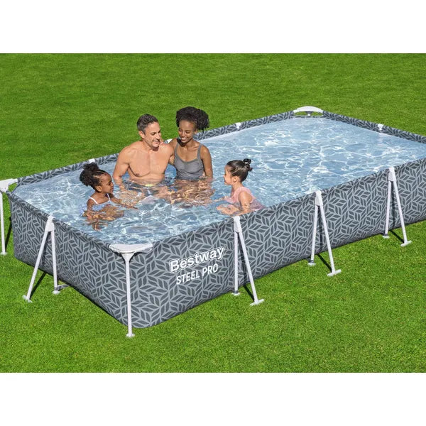 Bestway Steel Pro acélvázas medence szett 366×201×66 cm, 4000 l, pumpával