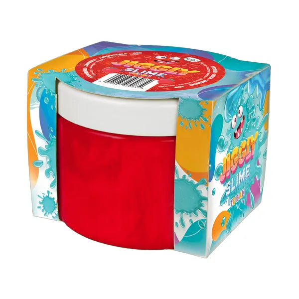 Jiggly piros eper illatú slime, 500 g – rugalmas zselé játék