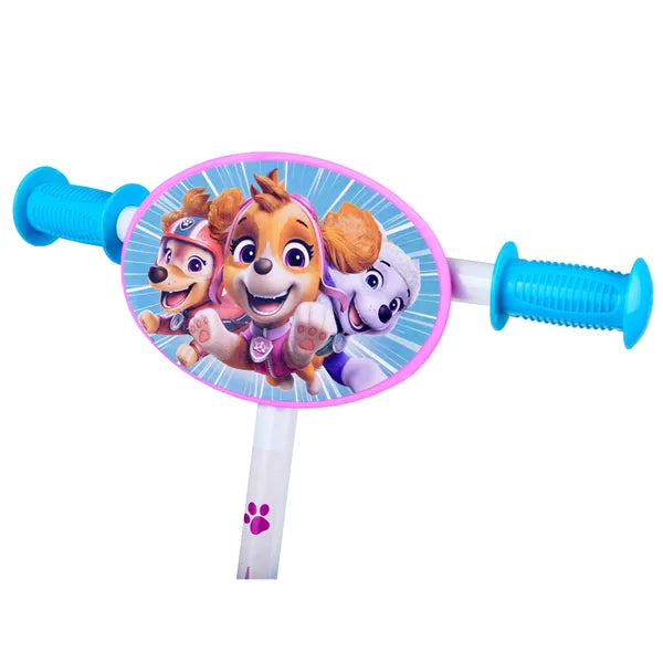 Háromkerekű gyerek roller Paw Patrol, rózsaszín, 20 kg teherbírás