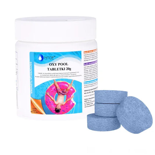 OxygenPool aktív oxigén tabletta medence- és pezsgőfürdő fertőtlenítéshez, 0,5 kg