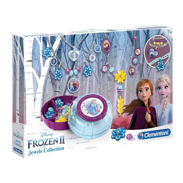 Clementoni Frozen II ékszerkészítő készlet, nyaklánc- és karkötőalkatrészek