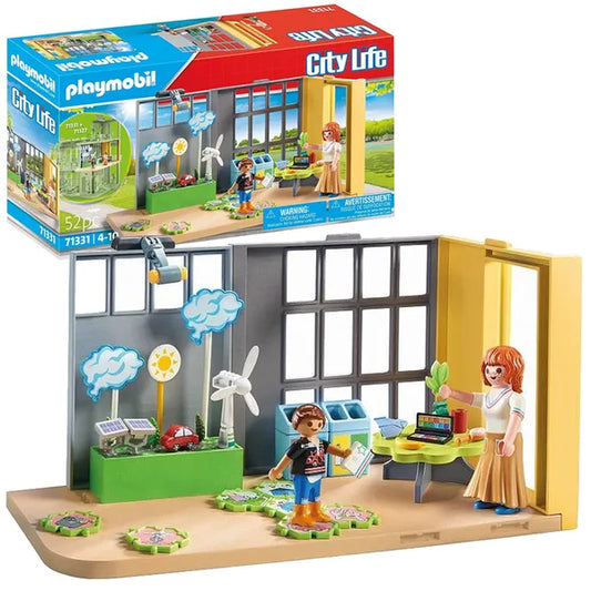 Playmobil iskola bővítő készlet – 52 db, környezettudomány