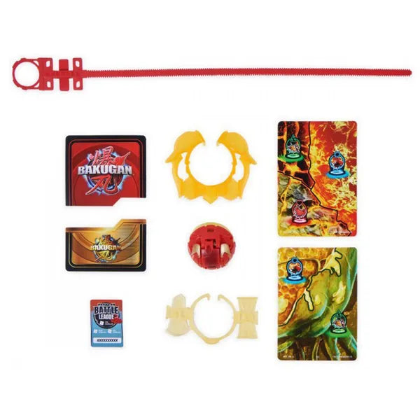 Bakugan gyűjtődoboz figurákkal és kártyákkal – Baku-Tin készlet