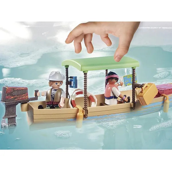Playmobil Wiltopia csónaktúra 71 darabos építőjáték készlet