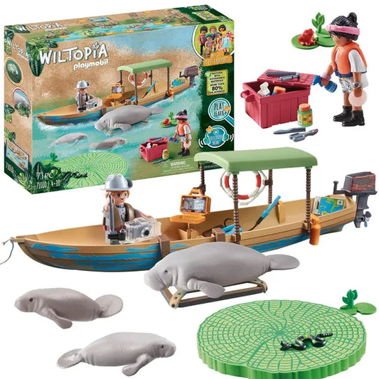 Playmobil Wiltopia csónaktúra 71 darabos építőjáték készlet