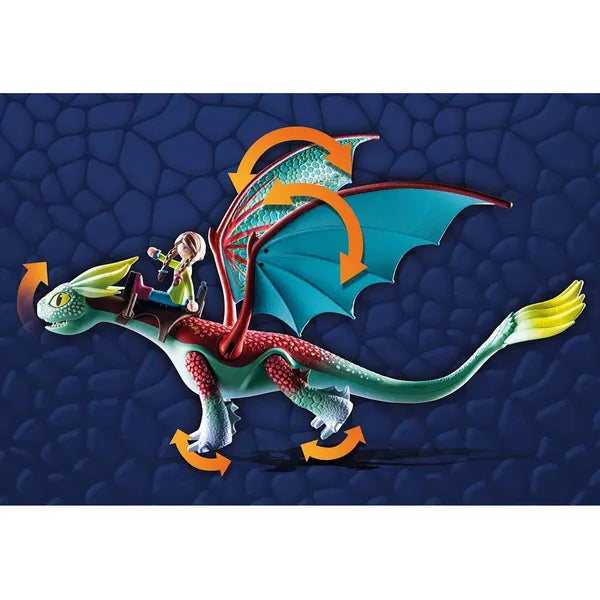 Playmobil 71083 sárkány figura és Alex, 14 részes játékkészlet