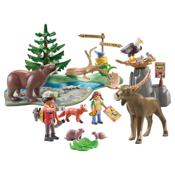 Playmobil Wiltopia Észak-amerikai állatok építőjáték készlet, 54 db