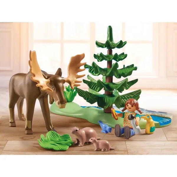 Playmobil Wiltopia Észak-amerikai állatok építőjáték készlet, 54 db