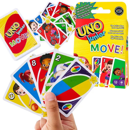 UNO Junior Move gyerek kártyajáték, 56 lap, 3+ év
