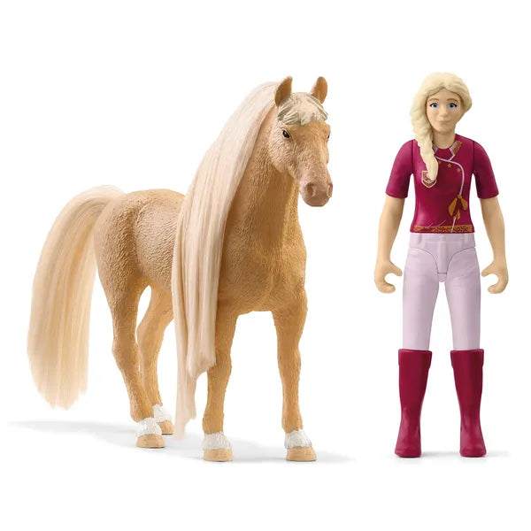 Schleich Horse Club Sofia forgatható lóápoló állomás készlet