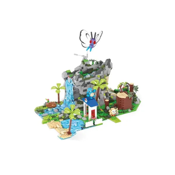 MEGA Pokémon Dzsungel kaland építőkészlet, 1362 db, 4 figurával