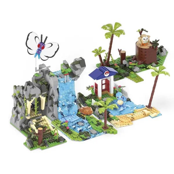 MEGA Pokémon Dzsungel kaland építőkészlet, 1362 db, 4 figurával