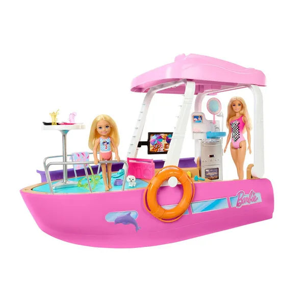 Mattel Barbie Dream Boat, 91 cm, átalakítható belső tér, 20+ kiegészítő