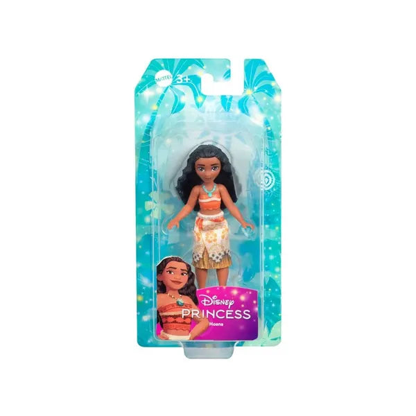 Disney Hercegnő mini Moana baba, 10 cm, részletgazdag kidolgozás