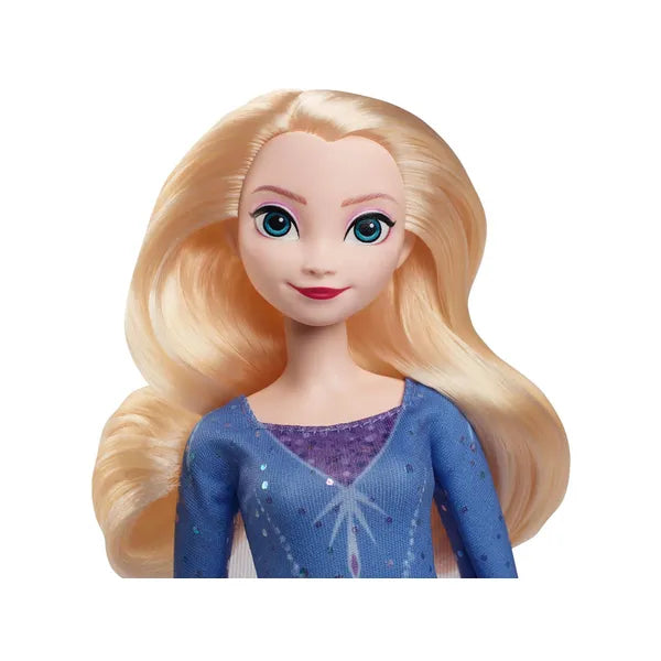 Disney Jégvarázs Elsa korcsolyázó baba hajlítható térddel 30 cm