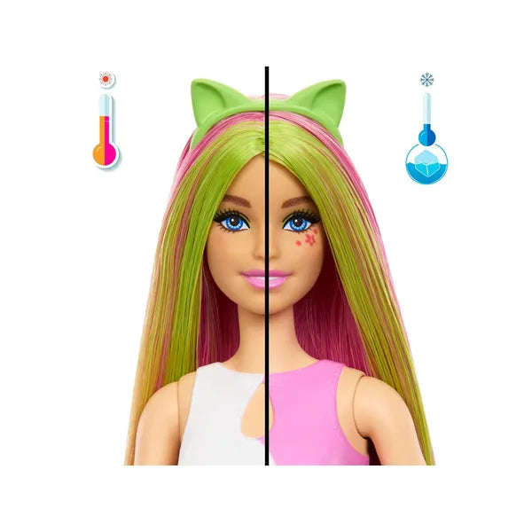 Barbie Pop Reveal Shakes baba cicával, slime-mal és 8 meglepetéssel