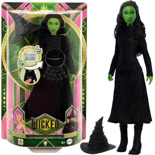 Mattel Elphaba Wicked énekes baba, Defying Gravity, kivehető kalappal
