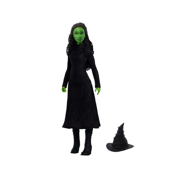 Mattel Elphaba Wicked énekes baba, Defying Gravity, kivehető kalappal