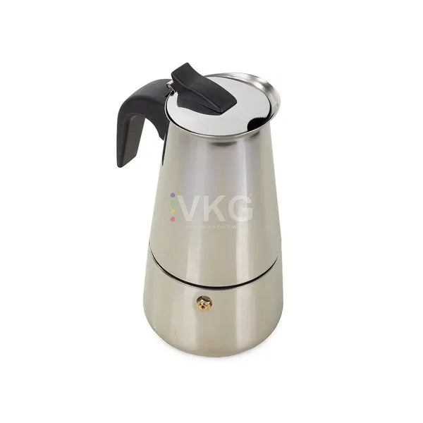Rozsdamentes acél kotyogós kávéfőző, 6 adagos (300 ml), gáz/elektromos
