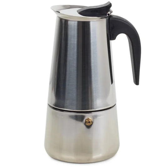 Rozsdamentes acél kotyogós kávéfőző 450 ml (9 adag), gáz/elektromos