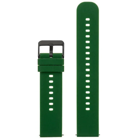 Sötétzöld-fekete U27 gyorskioldós gumióraszíj 20 mm