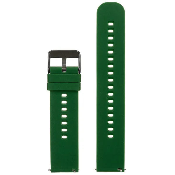 Sötétzöld-fekete U27 gyorskioldós gumióraszíj 20 mm