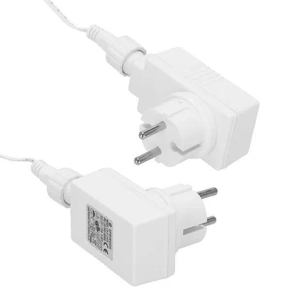 Jégcsap fényfüggöny 20 m, 500 LED, kék+hideg fehér, IP44