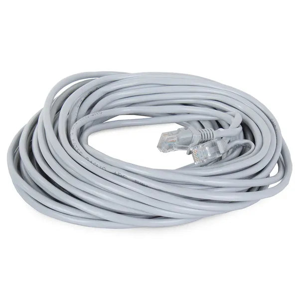 UTP Cat5e RJ45 hálózati patch kábel, 15 m, szürke