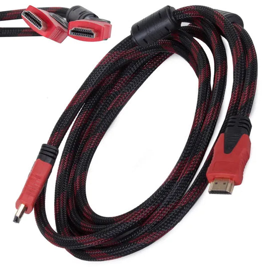 HDMI 2.0 kábel 3 m, 4K UHD/3D, aranyozott csatlakozó, nylon fonat