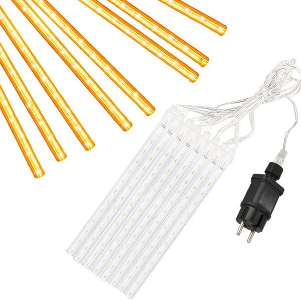 Meteor jégcsap fényfüzér 5 m, meleg fehér 144 LED, IP44