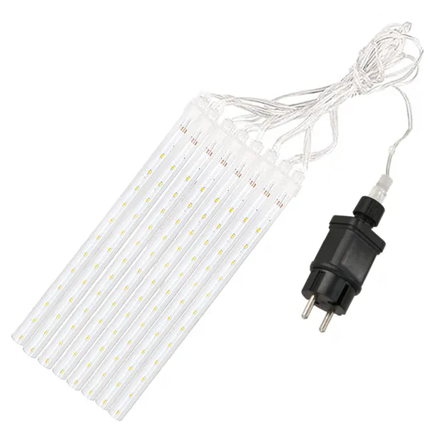 Meteor jégcsap fényfüzér 5 m, meleg fehér 144 LED, IP44