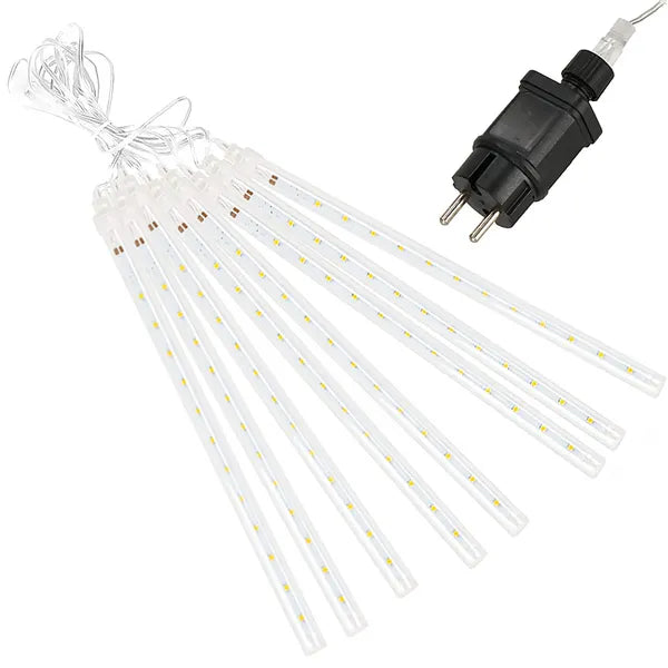 Meteor jégcsap fényfüzér 5 m, meleg fehér 144 LED, IP44